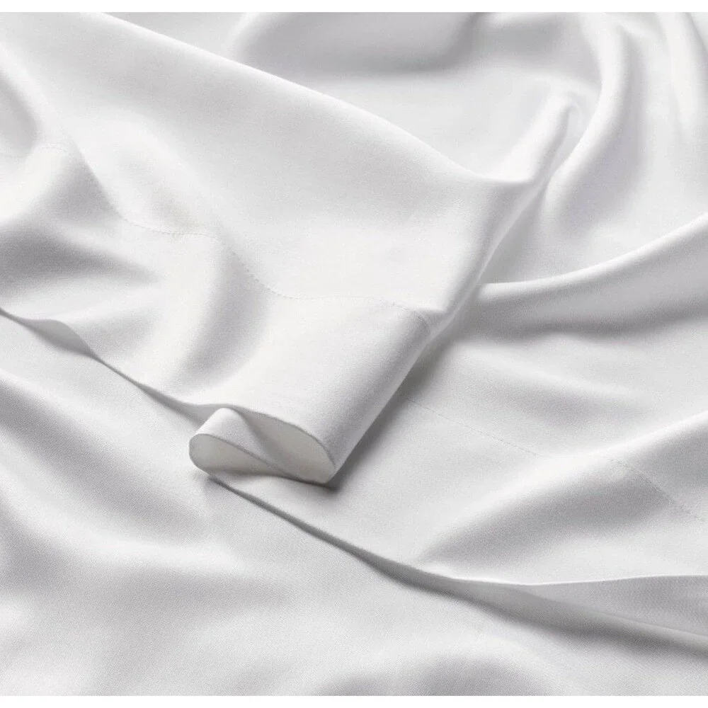 Full 400 Thread Count Rayon from Bamboo Sheet Set White - Casaluna NEW
